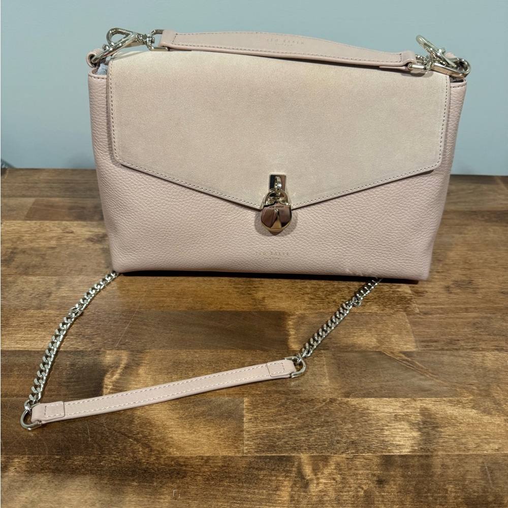 Ted Baker Marieaa Suede Padlock Shoulder Bag